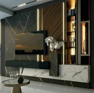 Luxury materials and finishes