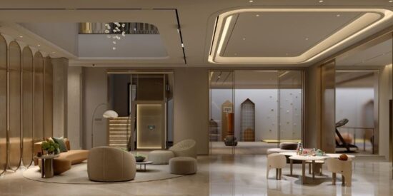 Luxury villa interior design